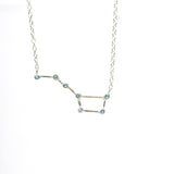 Necklace - Big Dipper Swiss Blue Topaz