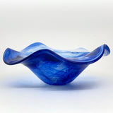 Wavy Dish - blue