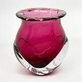 Vase - ruby red