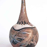 Raku Vase - Thin Neck
