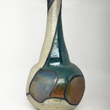 Raku Vase - Six Sided
