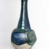 Raku Vase - Six Sided