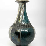 Raku Vase - Flange Top