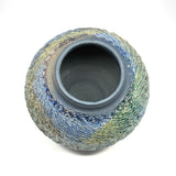 Raku Vase - Moon Jar Heavy Texture