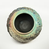 Raku Vase - Moon Jar Heavy Texture 2