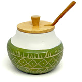Lidded Jar - green