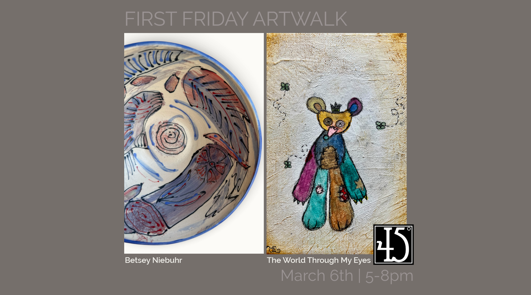 March 6th: First Friday ArtWalk
