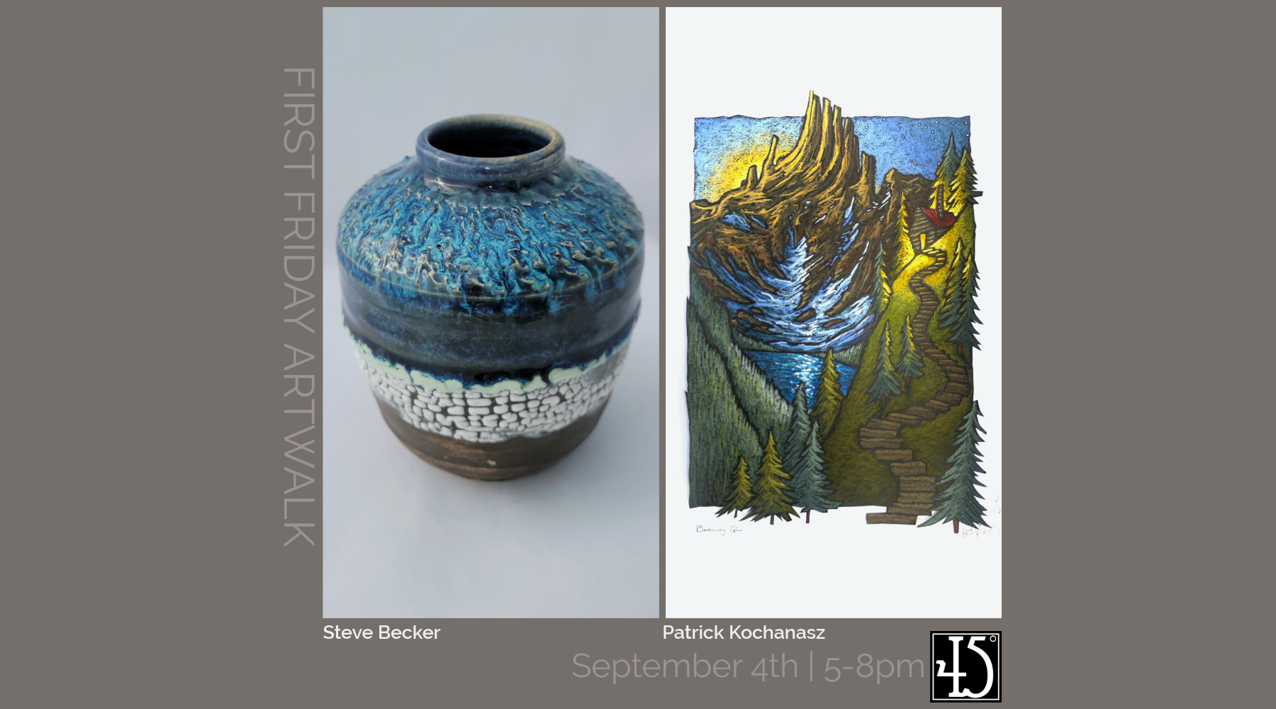 September 4th: First Friday ArtWalk