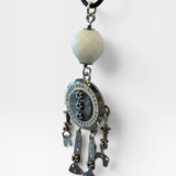 Pendant - White on Time