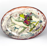 Footed Platter - When Pigs Fly