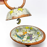 Lidded Dish - Stars and Moon