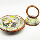 Lidded Dish - Stars and Moon