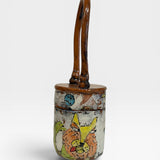 Lidded Vessel - Dogs