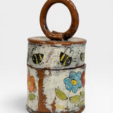 Lidded Vessel - Bees