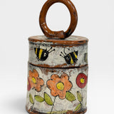 Lidded Vessel - Bees