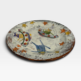 Plate - space cats