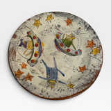 Plate - space cats