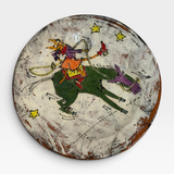 Plate - rodeo cat