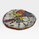 Plate - space cat