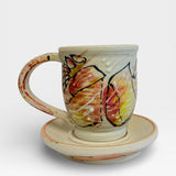 Espresso Cup & Saucer - Red 2