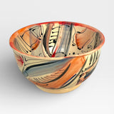Serving Bowl, sm - Black Poppies & Bamboo