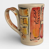 Mug, 8oz - Persimmon and Yellow