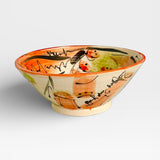 Soup Bowl, sm - Persimmon Poppies Flare