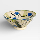 Soup Bowl, sm - Blue Poppies Flare