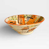 Soup Bowl, sm - Bronze Criss Cross
