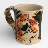 Mug, 6oz - Glossy Poppies