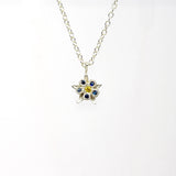 Necklace - Fancy Columbine with Blue Sapphire