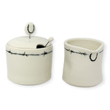 Sugar & Creamer Set - horseshoe