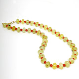 Necklace - lime quartz