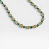 Necklace - Citrine & Malachite