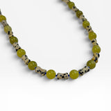Necklace - Dalmatian Jasper and Jade
