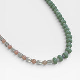 Necklace - Howlite, Rose Quartz