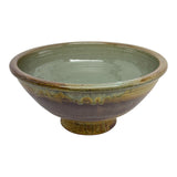 Footed Bowl, lg - ash