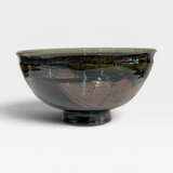 Footed Bowl - Celadon and Tenmoku