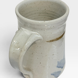 Mug, 16oz - Coleman's White, Blue Brush 2