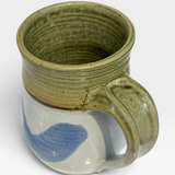 Mug, 16oz - Ash, Coleman's White, Blue Brush 2