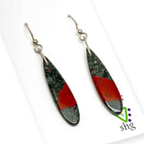 Earrings - African Bloodstone