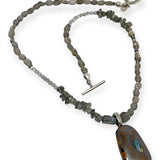 Necklace - boulder opal