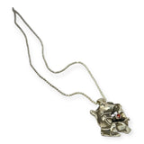 Necklace - beauty from chaos, red sapphire