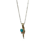 Necklace - fusion with baja turquoise