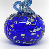 Pumpkin, Med - blue with metallic speckles
