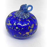 Pumpkin, Med - blue with metallic speckles
