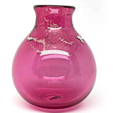 Vase - ruby with gold mica