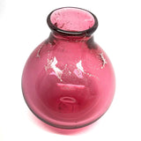 Vase - ruby with gold mica