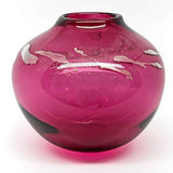 Vase - ruby with gold mica II