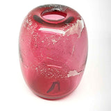 Vase - ruby with gold mica III